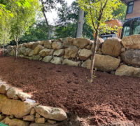 Finished-boulder-wall