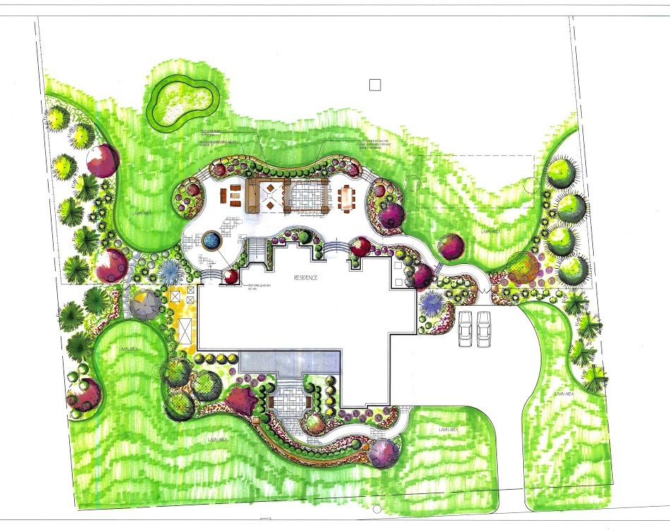 landscape design drawings ideas