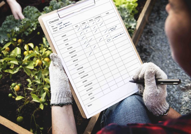 garden checklist